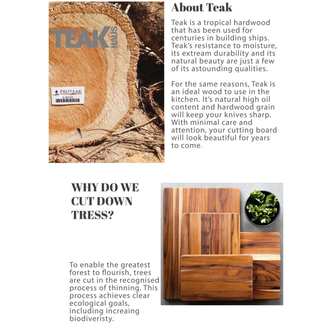 Teakhaus Cutting/Serving Board-TKHS011191
