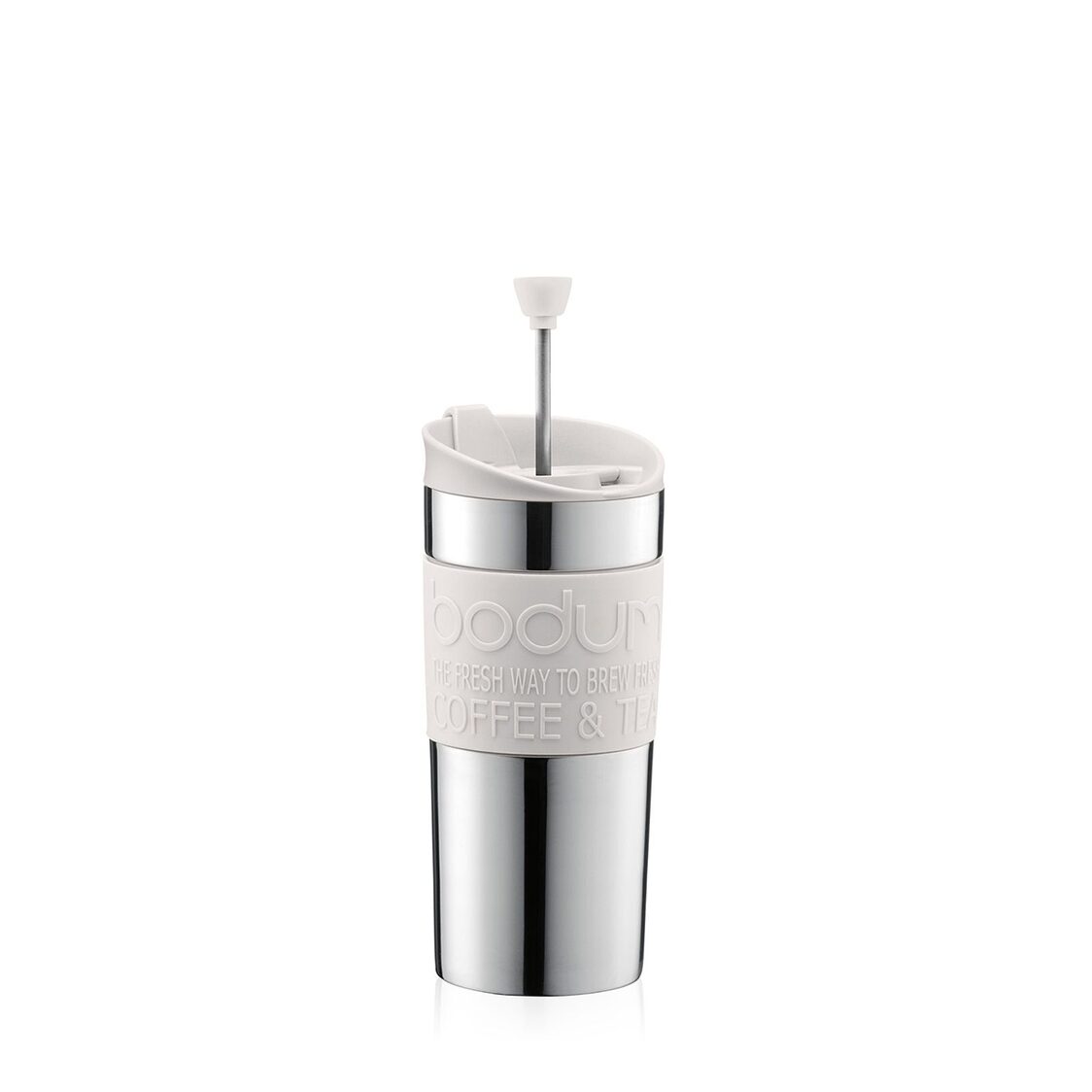 Bodum Travel Press Coffee Maker S/S 0.35l White