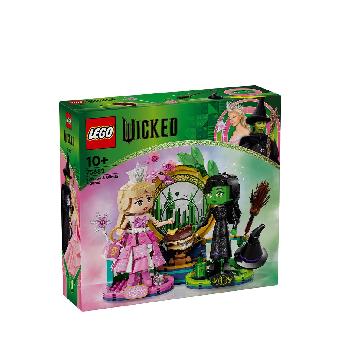LEGO Wicked Elphaba & Glinda Figures Fantasy Toy Construction Playset 75682