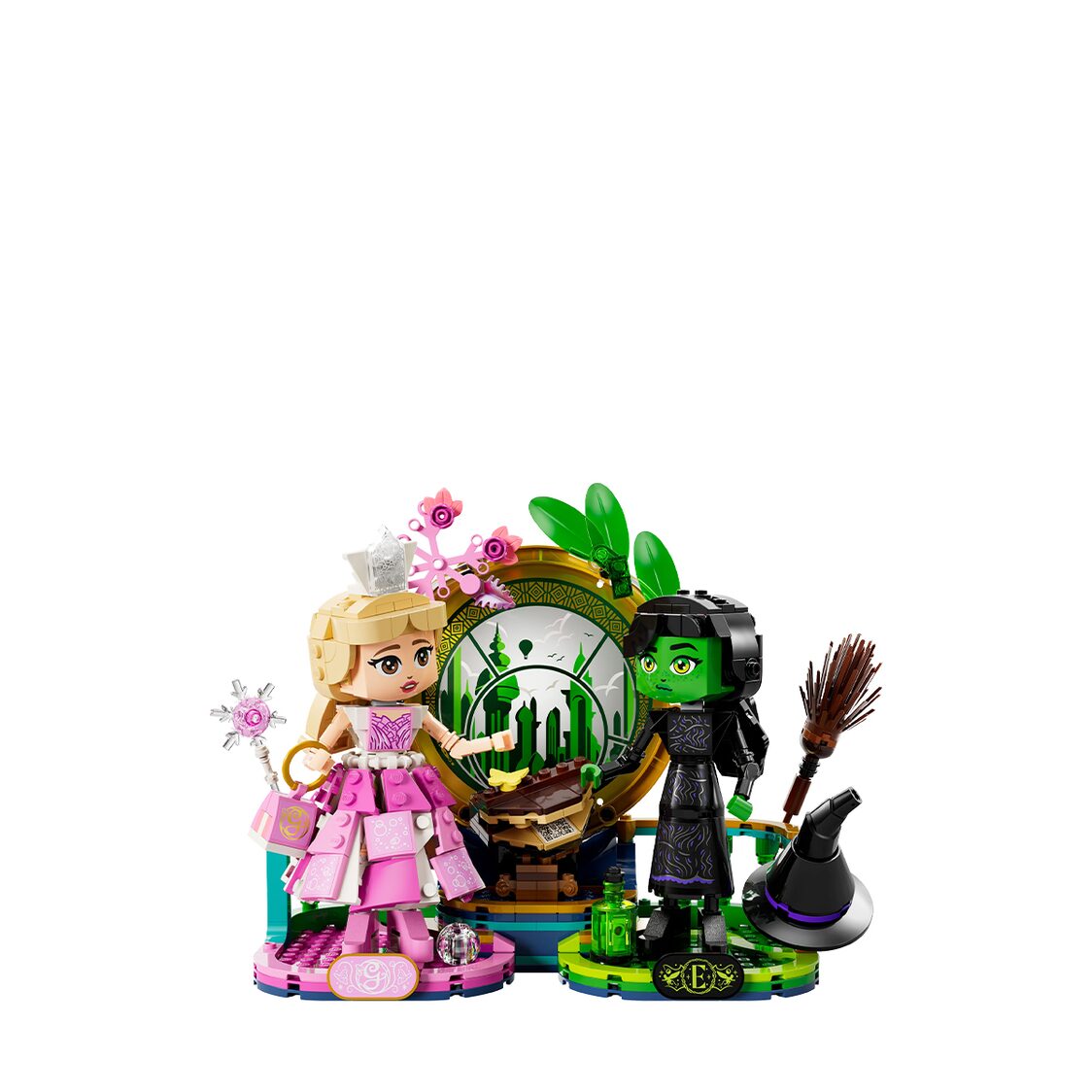 LEGO Wicked Elphaba & Glinda Figures Fantasy Toy Construction Playset 75682