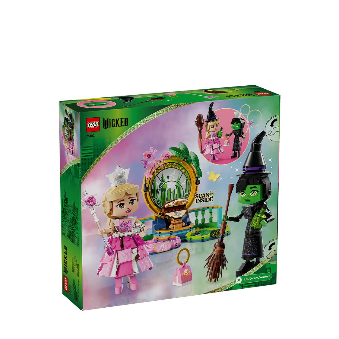 LEGO Wicked Elphaba & Glinda Figures Fantasy Toy Construction Playset 75682