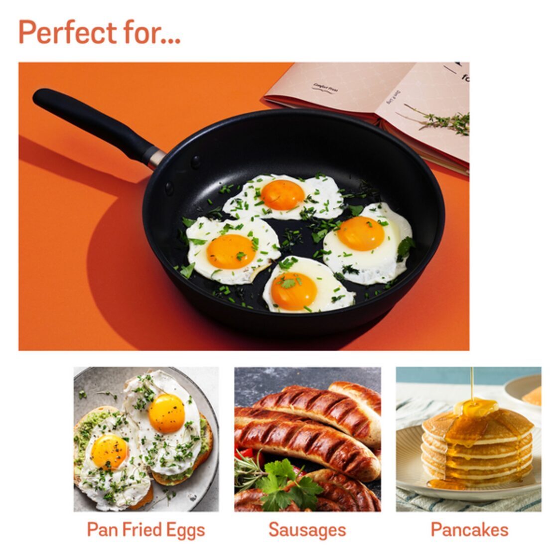 Meyer Accent Nonstick Open Frypan (Induction)