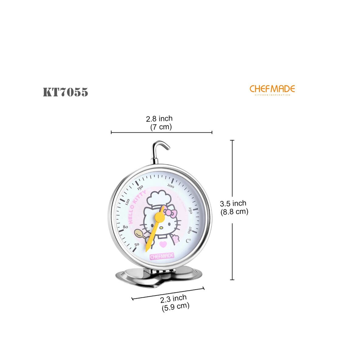 CHEFMADE Hello Kitty Over Thermometer - Pink 1898CM-KT7055