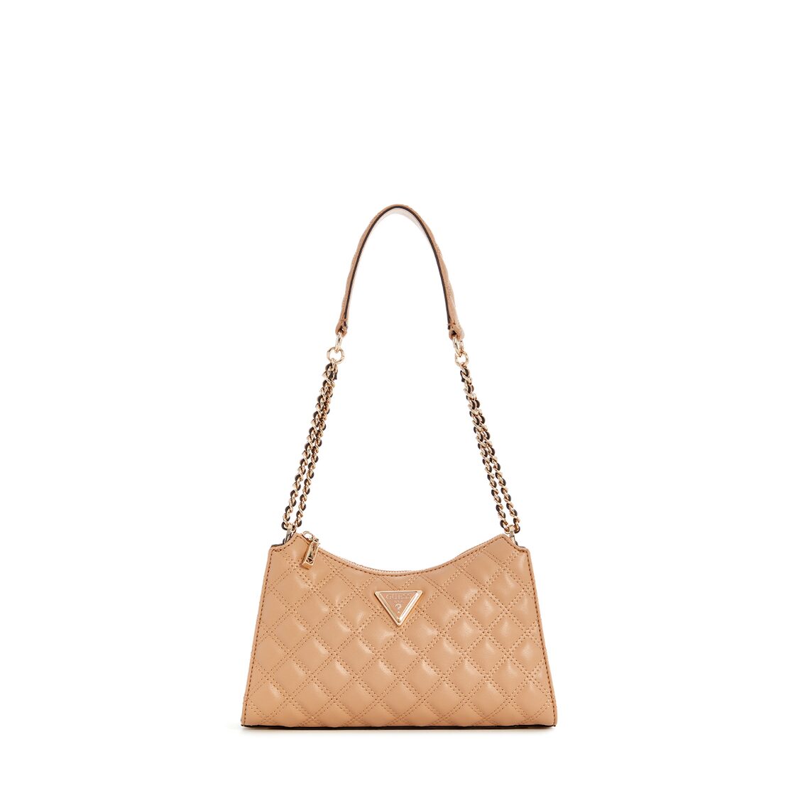 Guess Giully Top Zip Shoulder Bag,Beige