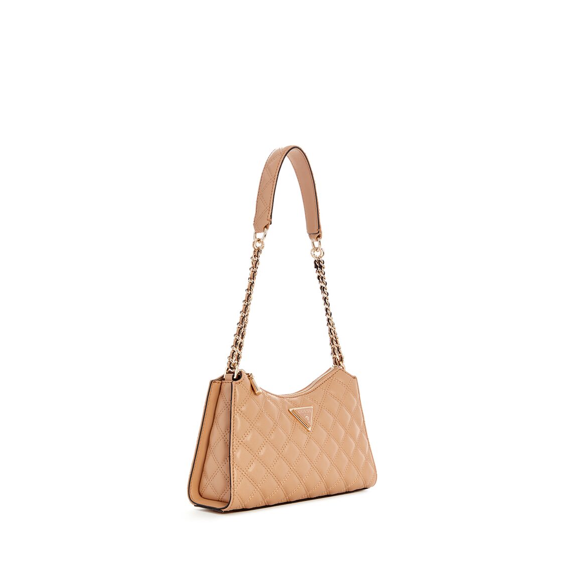 Guess Giully Top Zip Shoulder Bag,Beige