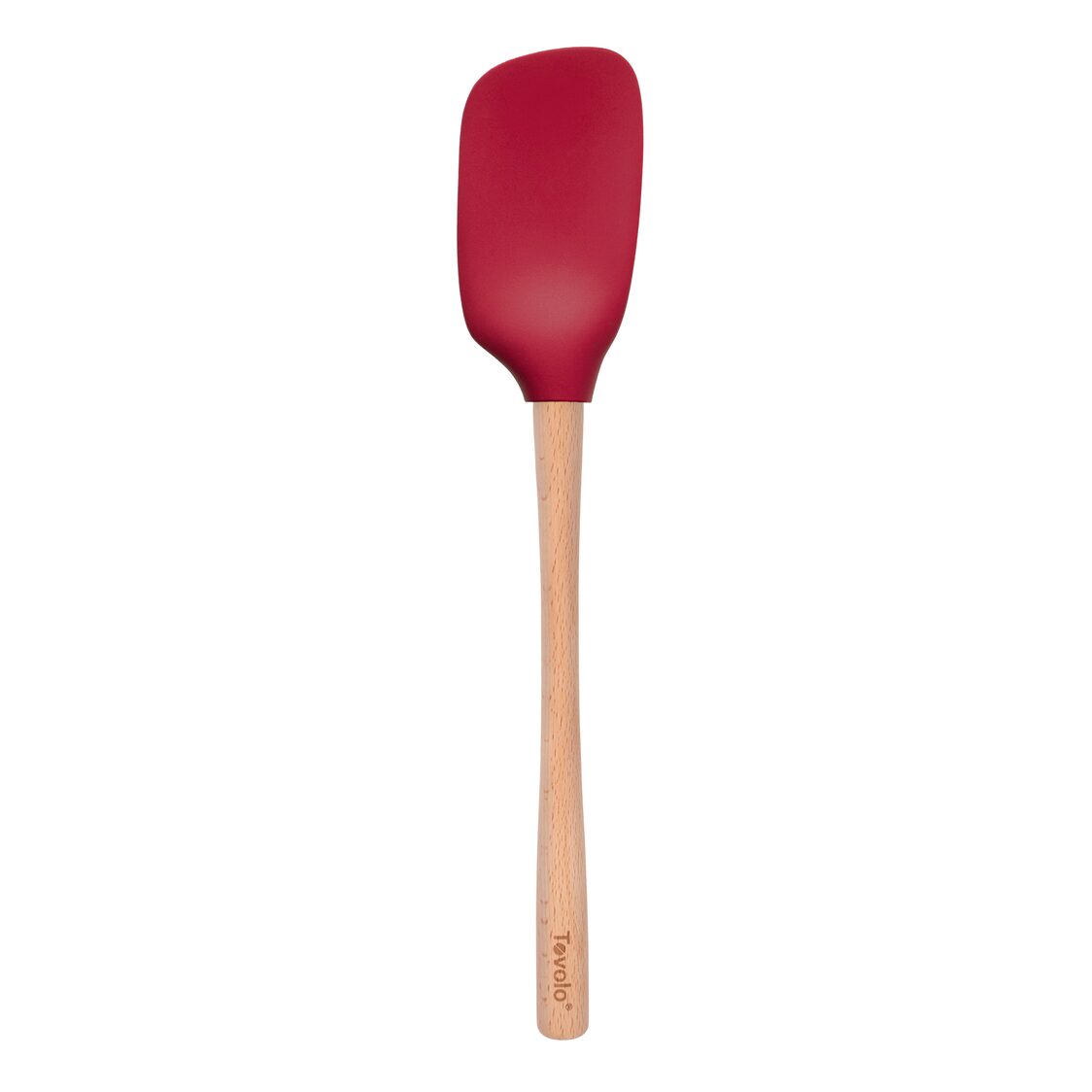 Tovolo Flex-Core Wood Handled Spoonula Cayenne
