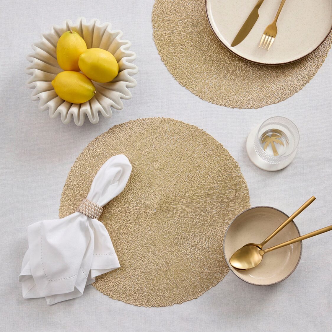 J. Rapee Allure Placemat Gold