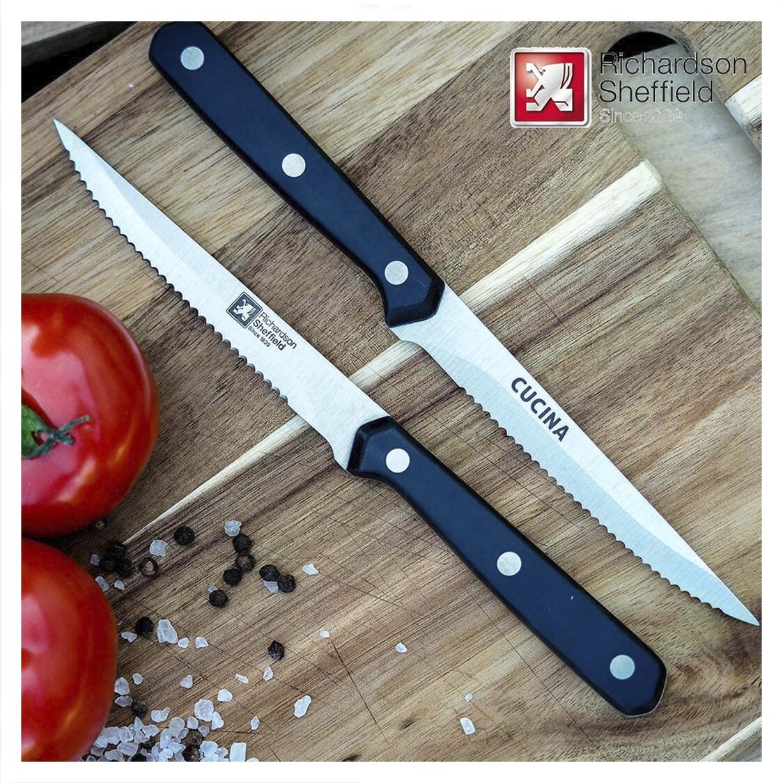 RICHARDSON SHEFFIELD 6-Piece Steak Knife Set - Cucina (CU040)