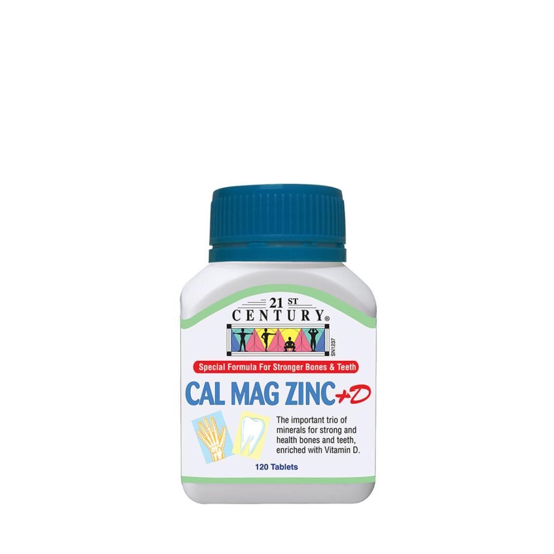 21st Century Cal Mag Zinc + D 120s