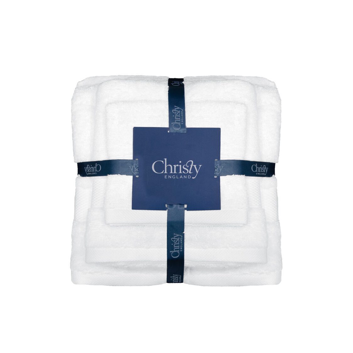 Christy 100% Combed Cotton 4pc (Face,Sports,Bath Towel & Terry Mat) Bundle Set