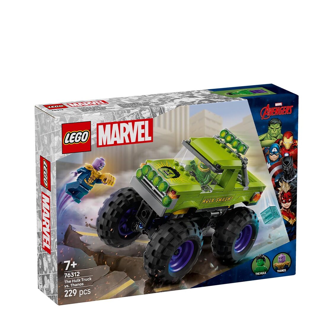 Lego 76312 The Hulk Truck vs. Thanos
