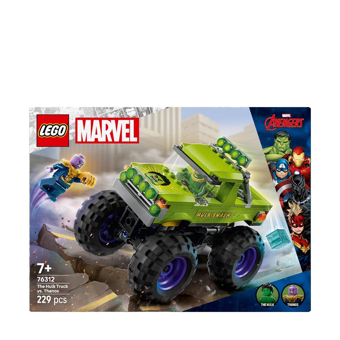 Lego 76312 The Hulk Truck vs. Thanos