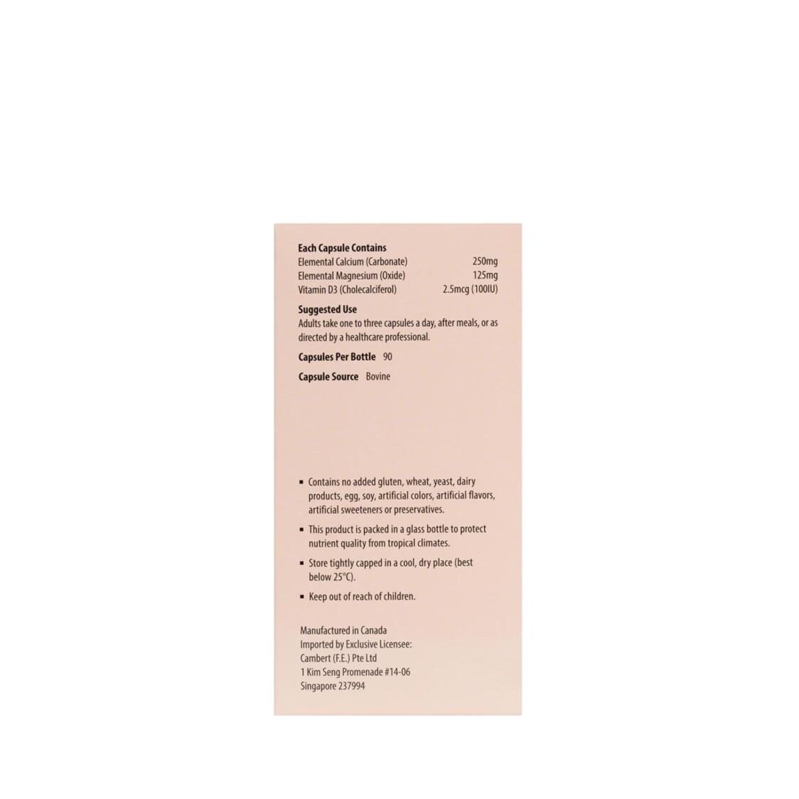 Kordel's Calcium & Magnesium + Vitamin D 90's