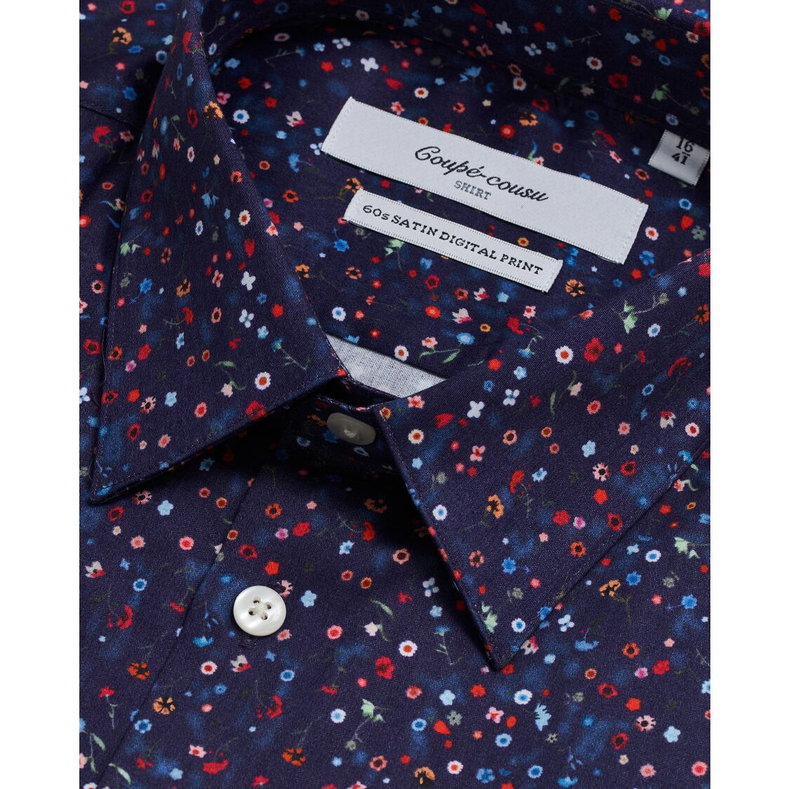 Coupe Cousu Short Sleeve Shirt, Print CCSSE327-PRINT