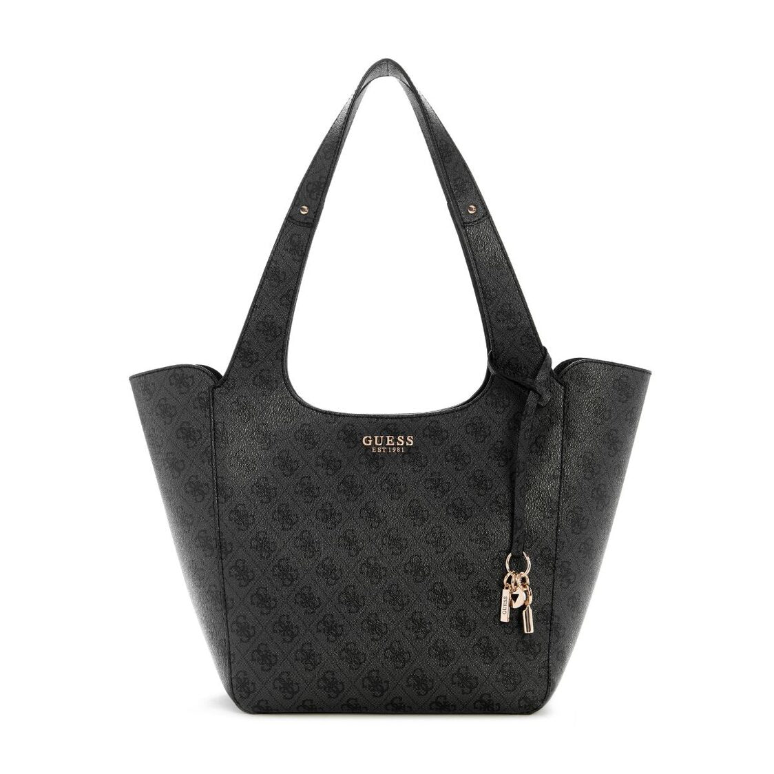 CALISTA 2 IN 1 TOTE,COAL LOGO