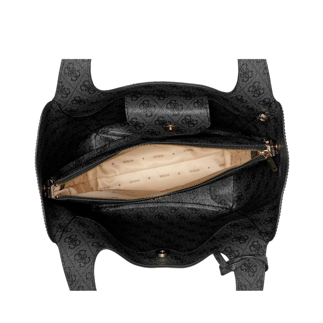 CALISTA 2 IN 1 TOTE,COAL LOGO