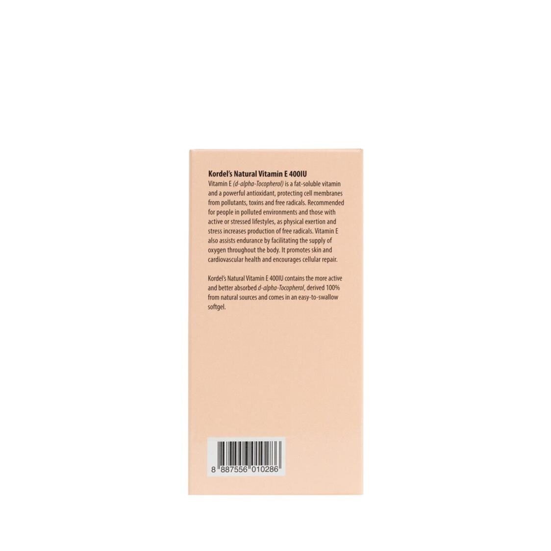 Kordel's Nnatural Vitamin E 400IU 100's