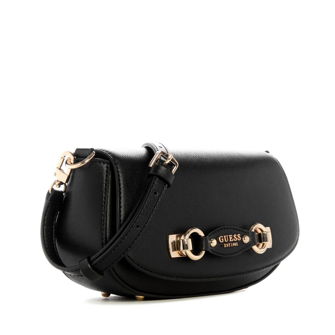 MIMINA FLAP CROSSBODY,BLACK