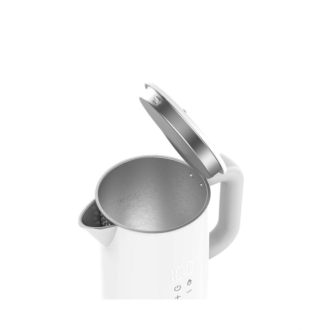 Odette Smart Double-Wall Digital Kettle 1.7L - White