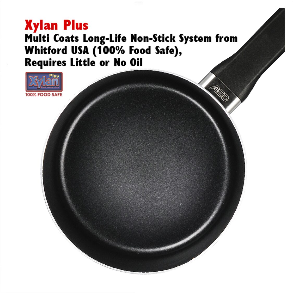 ASD Gusto Red Non-Stick Saucepan 16cm (HP8916-RD)