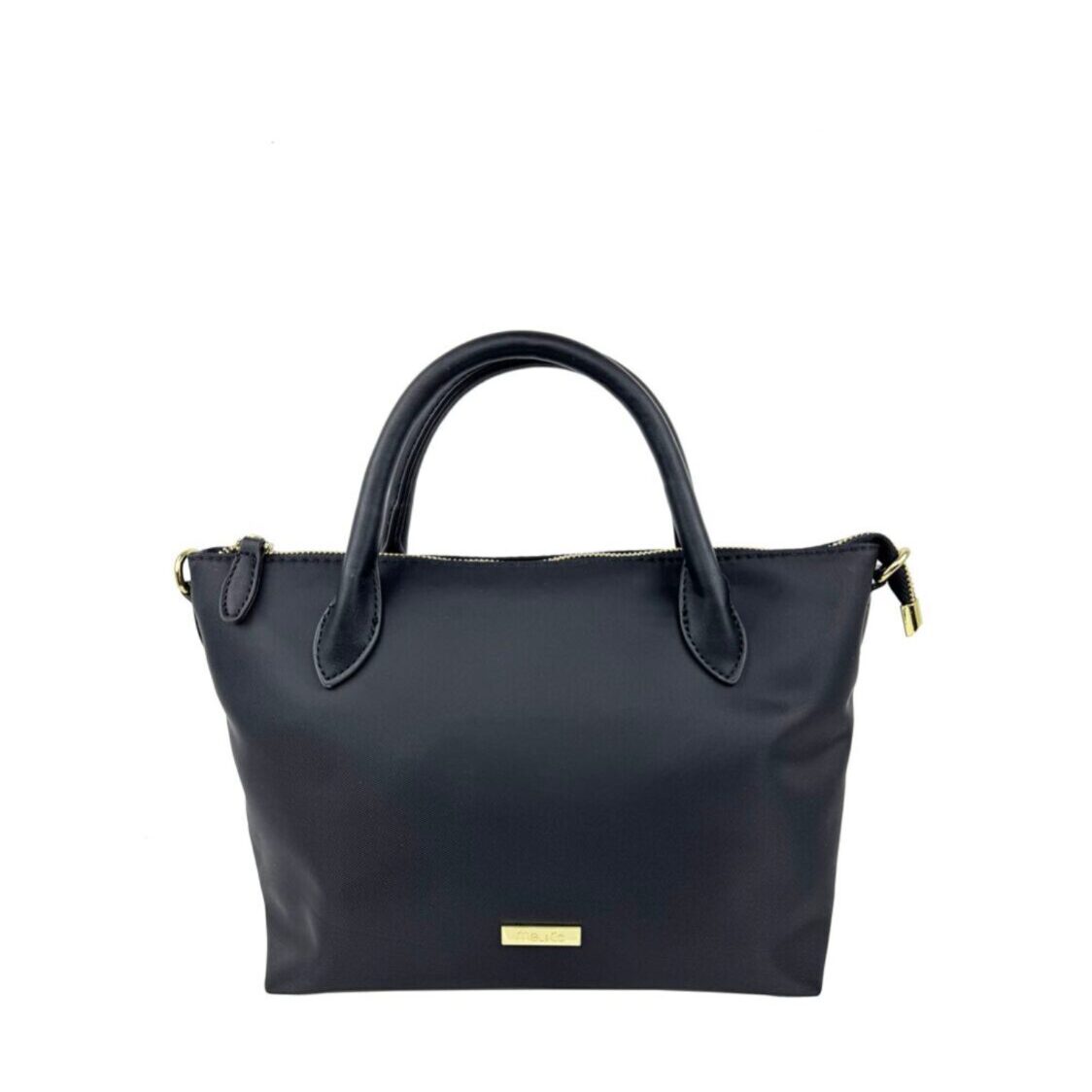 Mel&Co Nylon Satchel Bag With Webbed Strap
