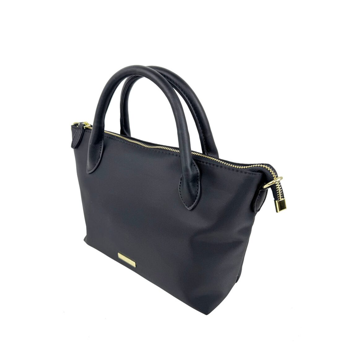 Mel&Co Nylon Satchel Bag With Webbed Strap