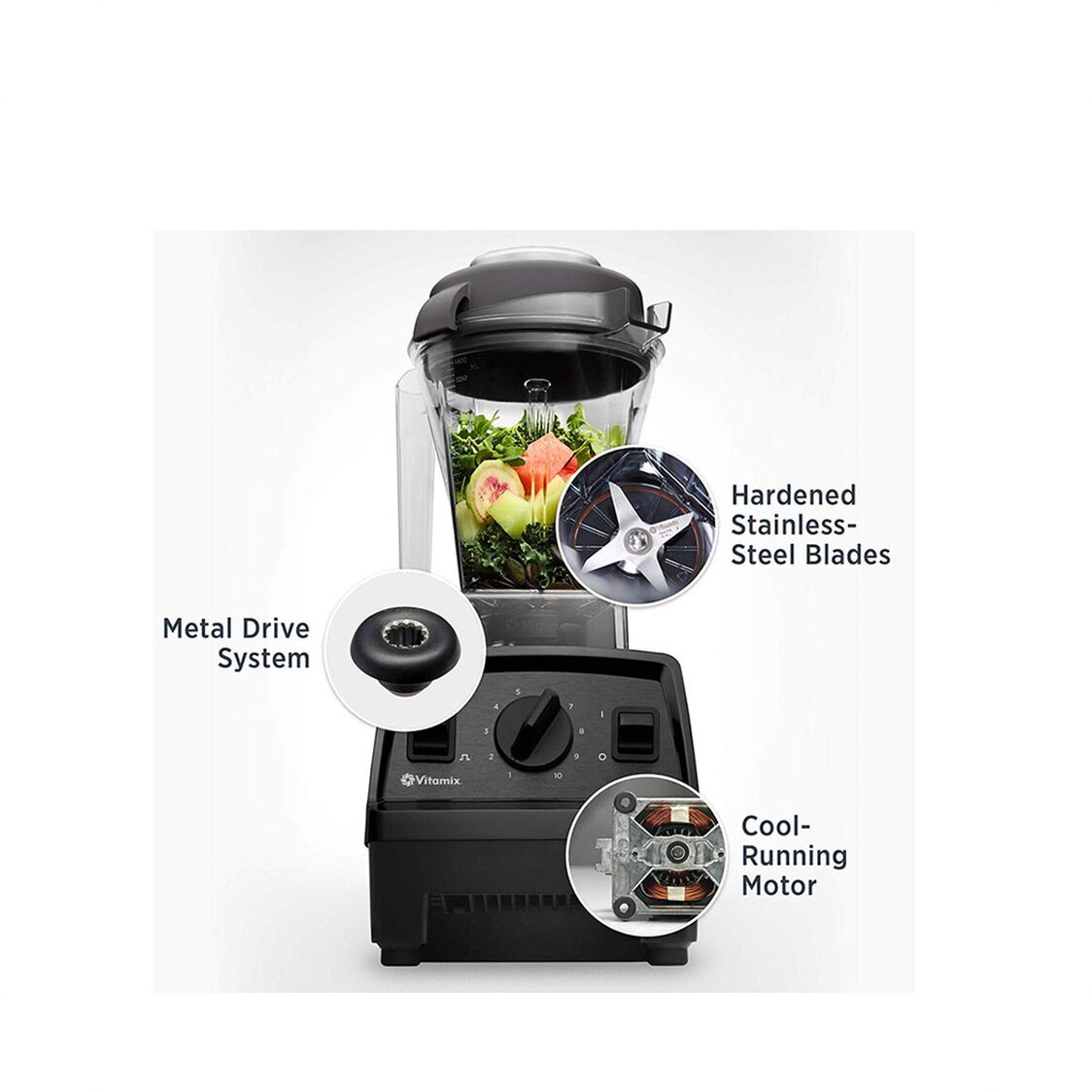 Vitamix Explorian Series E310 Blender Black VTMX658600