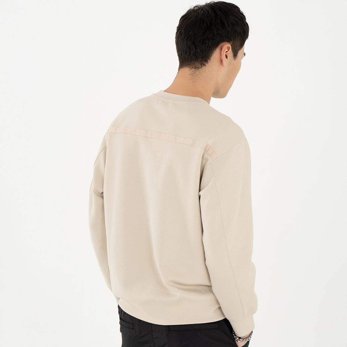K/WOODS Mens Flow Sweater - Almond