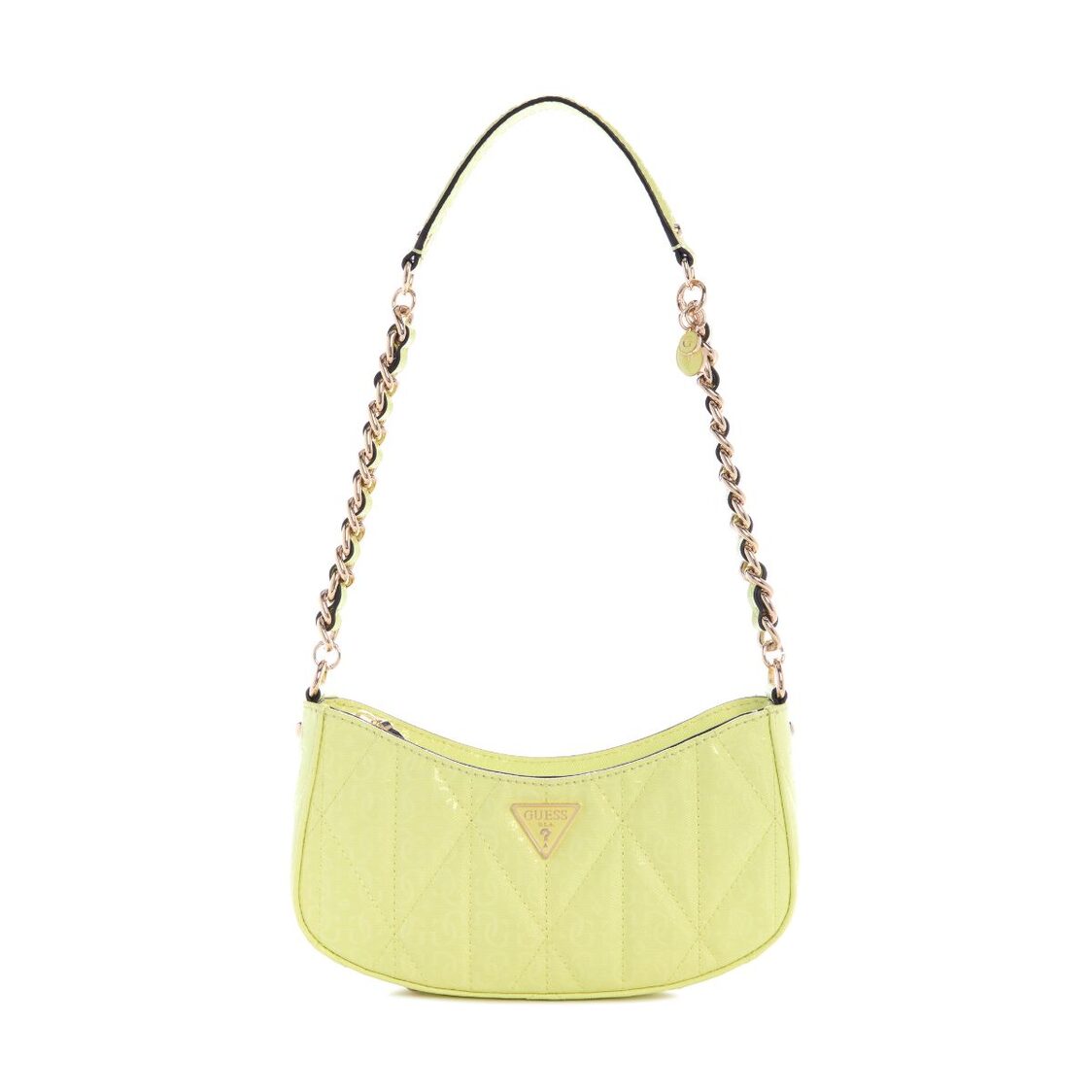 ALDINA TOP ZIP SHOULDER BAG,CITRINE
