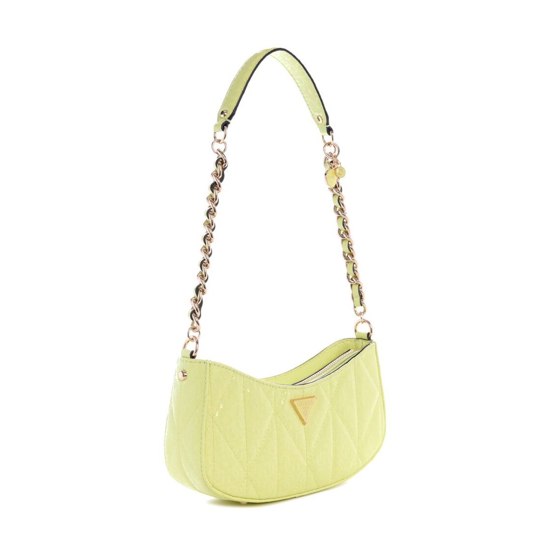 ALDINA TOP ZIP SHOULDER BAG,CITRINE