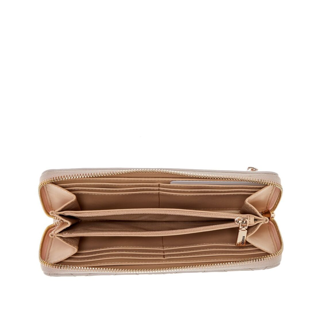 CRESIDIA II SLG LRG ZIP AROUND,DARK TAUPE LOGO