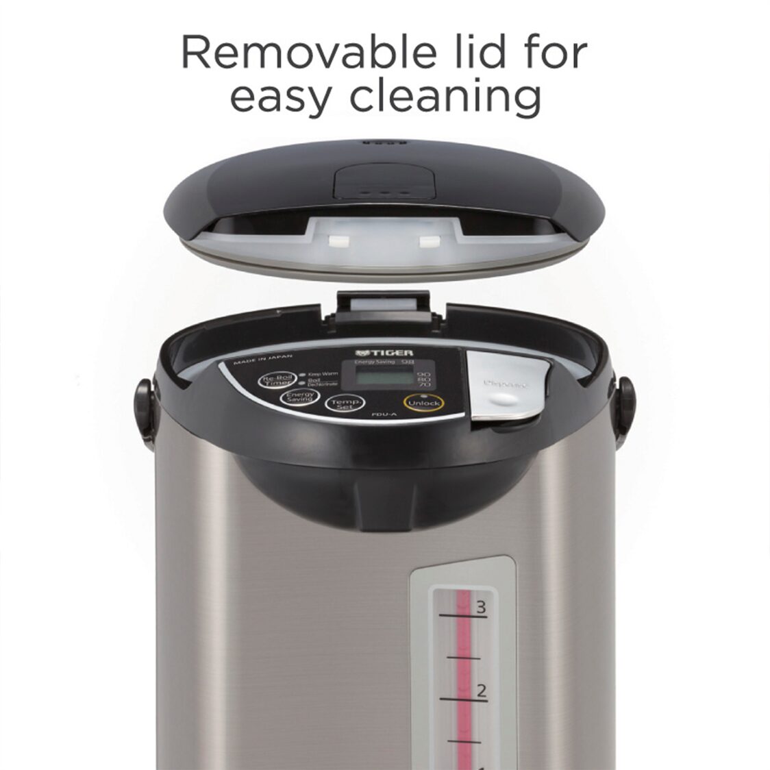 TIGER Electric Water Heater 4.0L / Free: Citric Acid Airpot Cleaner (PDU-A40S & PKS-0120)
