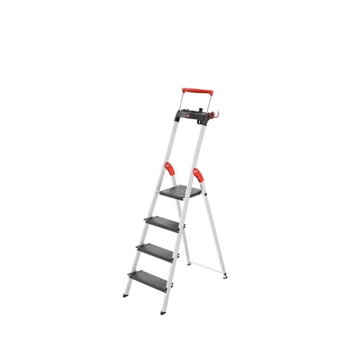 Hailo S/L100 Topline Safety Ladder - 4 Steps H8050-407