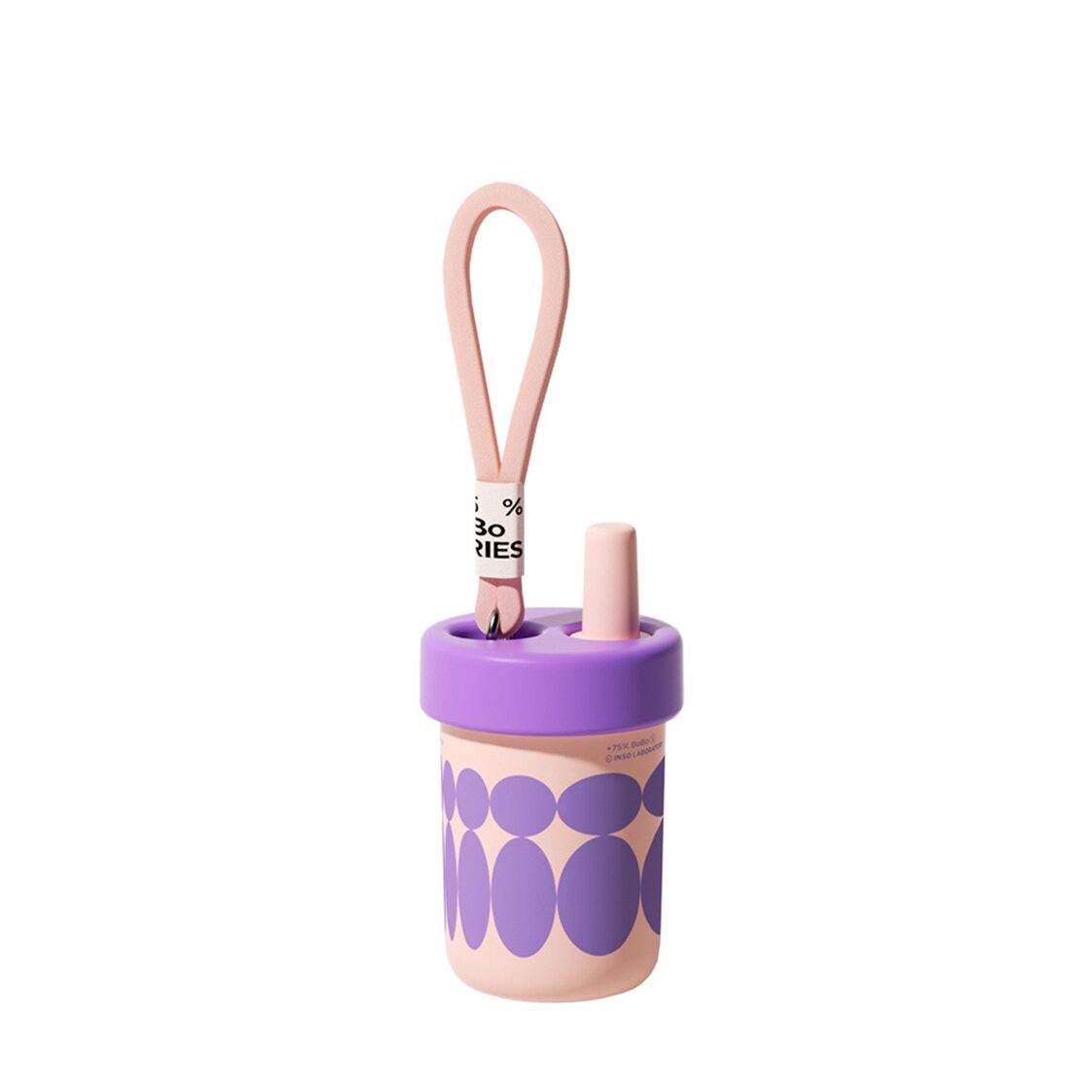 Chako Lab 485ml Thermos Bobo Cup Pink/Purple