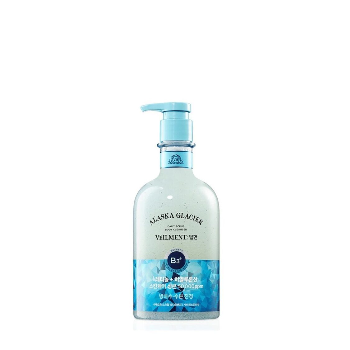 On The Body Veilment Natural Spa Alaska Glacier Scrub Body Cleanser 600g