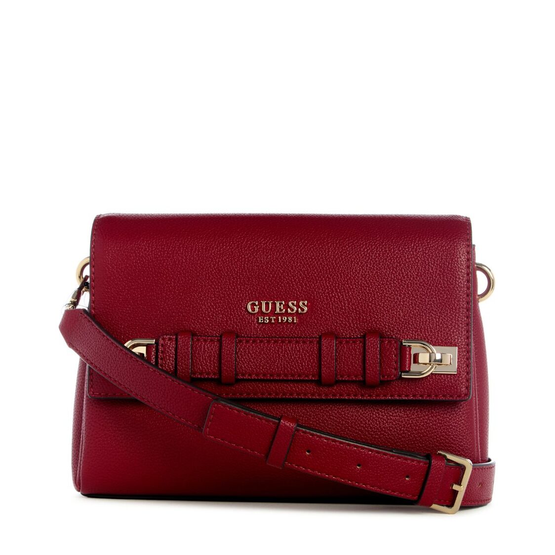 GREGORIA FLAP CROSSBODY,RED