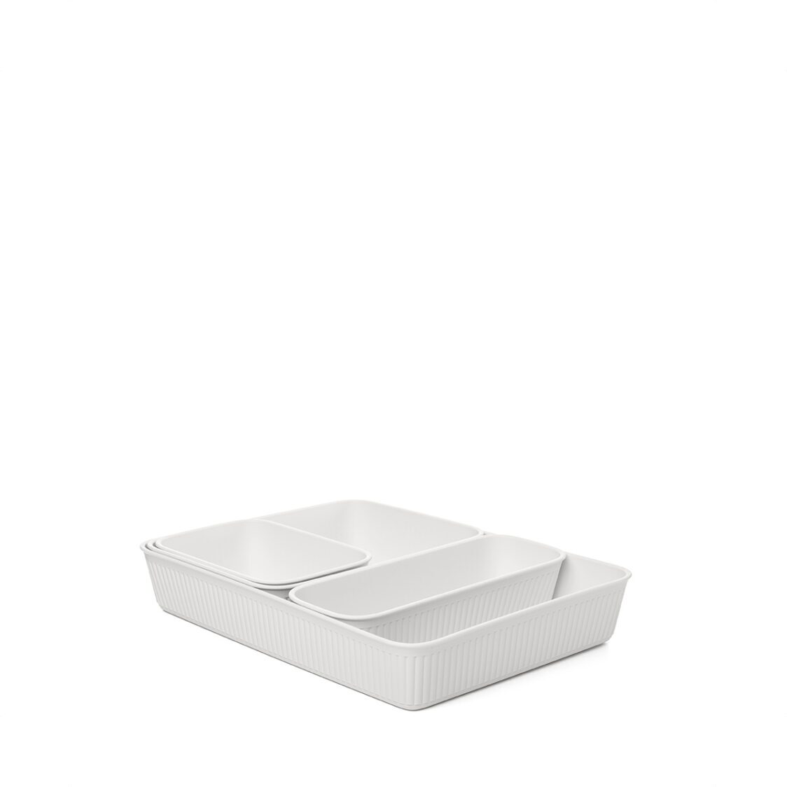 Tatay Organizer Set 4pc White T0125.01