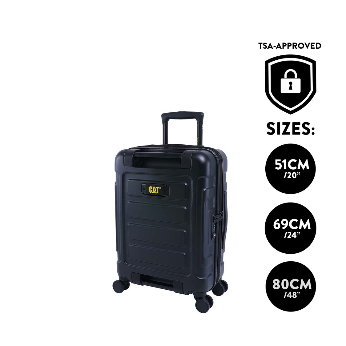 Caterpillar Stealth Hardside PC Trolley