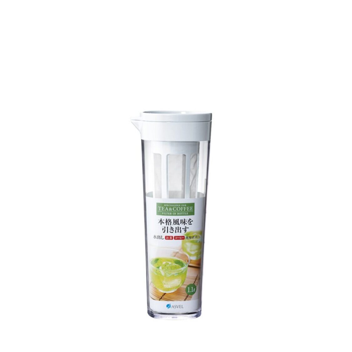 Asvel VIO Water Jug w-Filter BR 8039-WH 1.1L