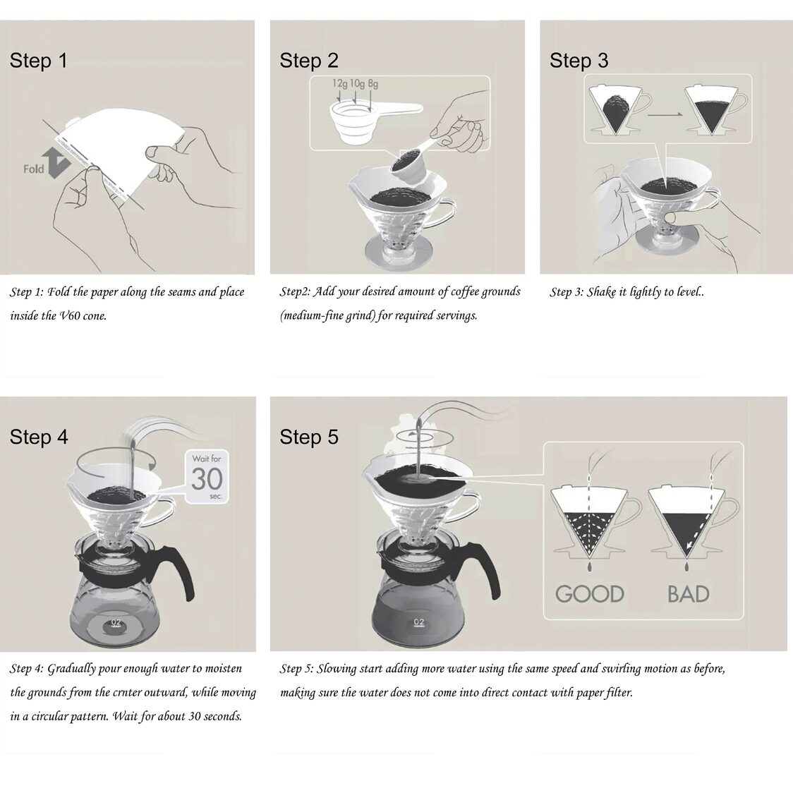 HARIO V60 Craft Coffee Maker (VCND-02B-EX)