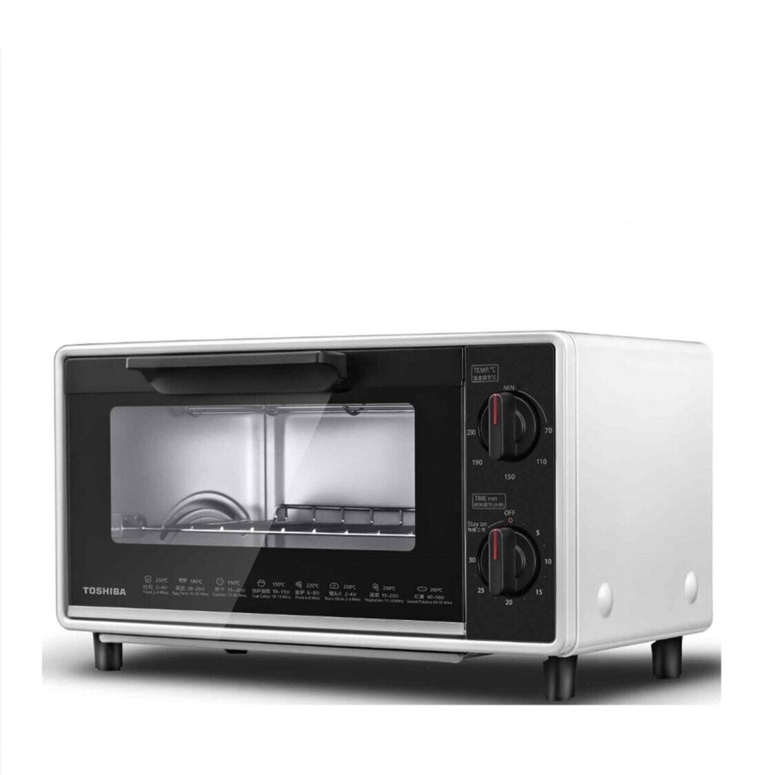 TOSHIBA Toaster Oven 800W 10L (TM-MM10DZF WH)