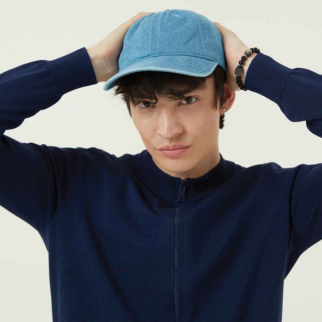 K/WOODS Denim Hat In Light Blue