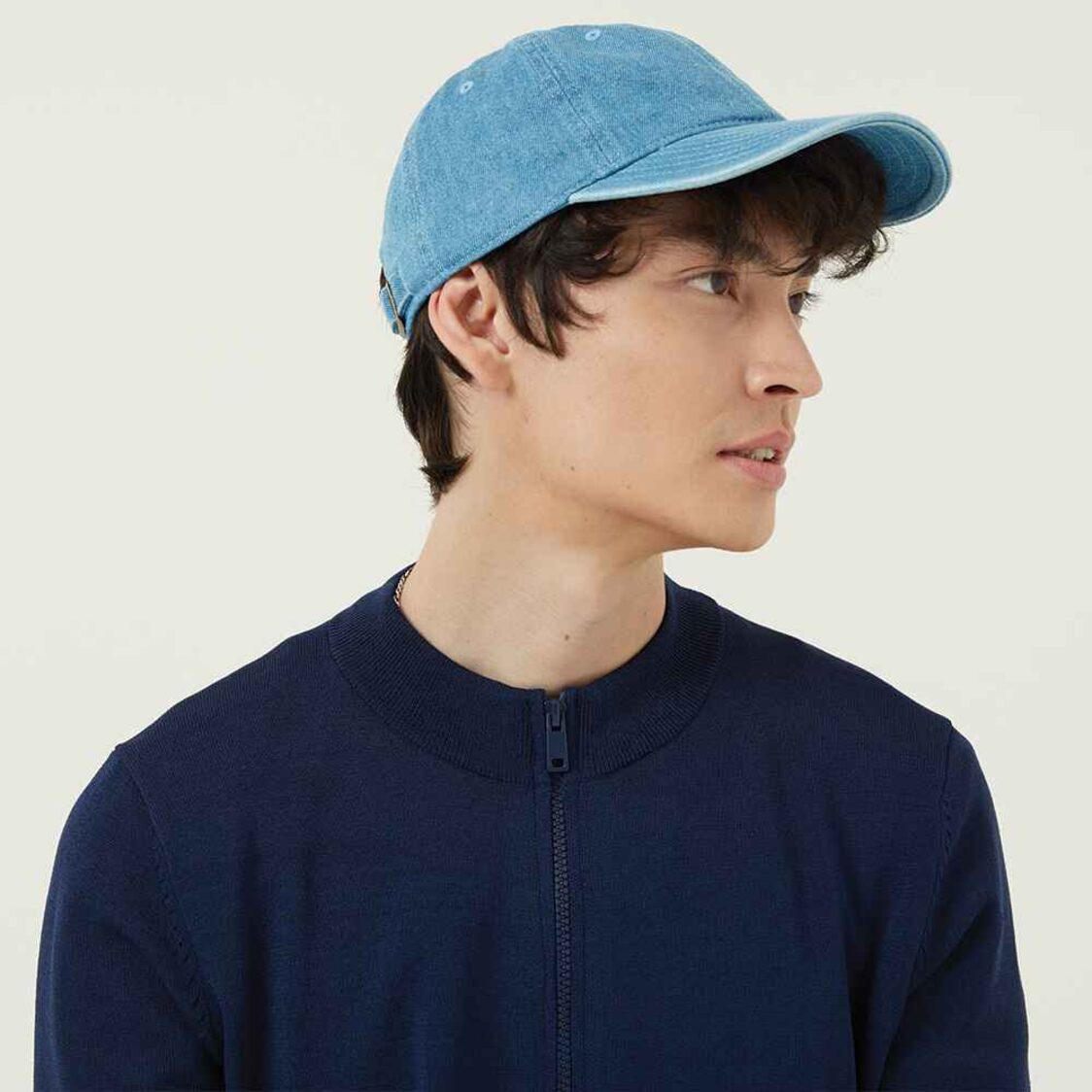 K/WOODS Denim Hat In Light Blue