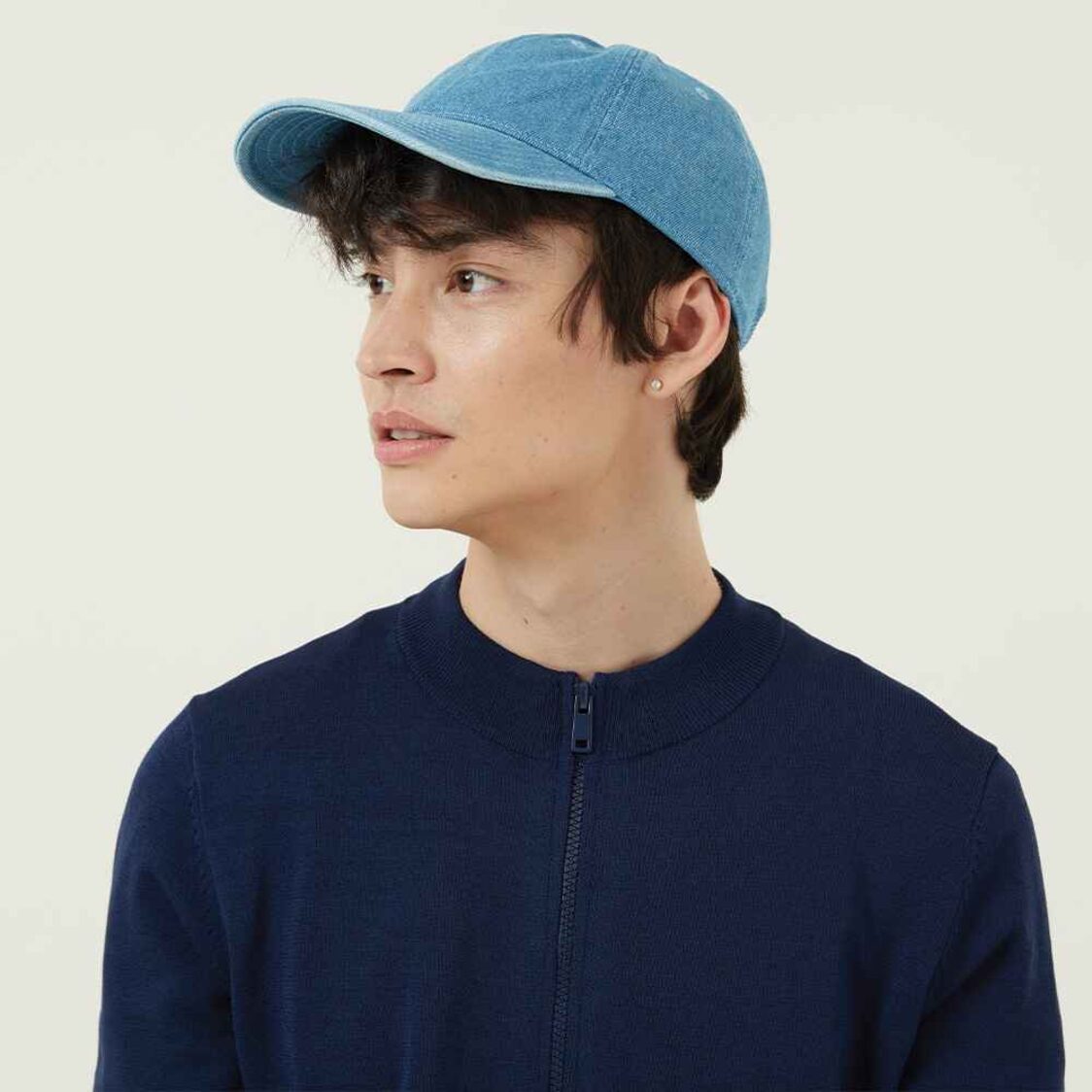 K/WOODS Denim Hat In Light Blue