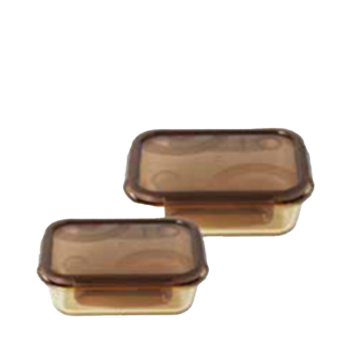 Snapware Amber 4Pc 600Ml & 980Ml Rectangular Set