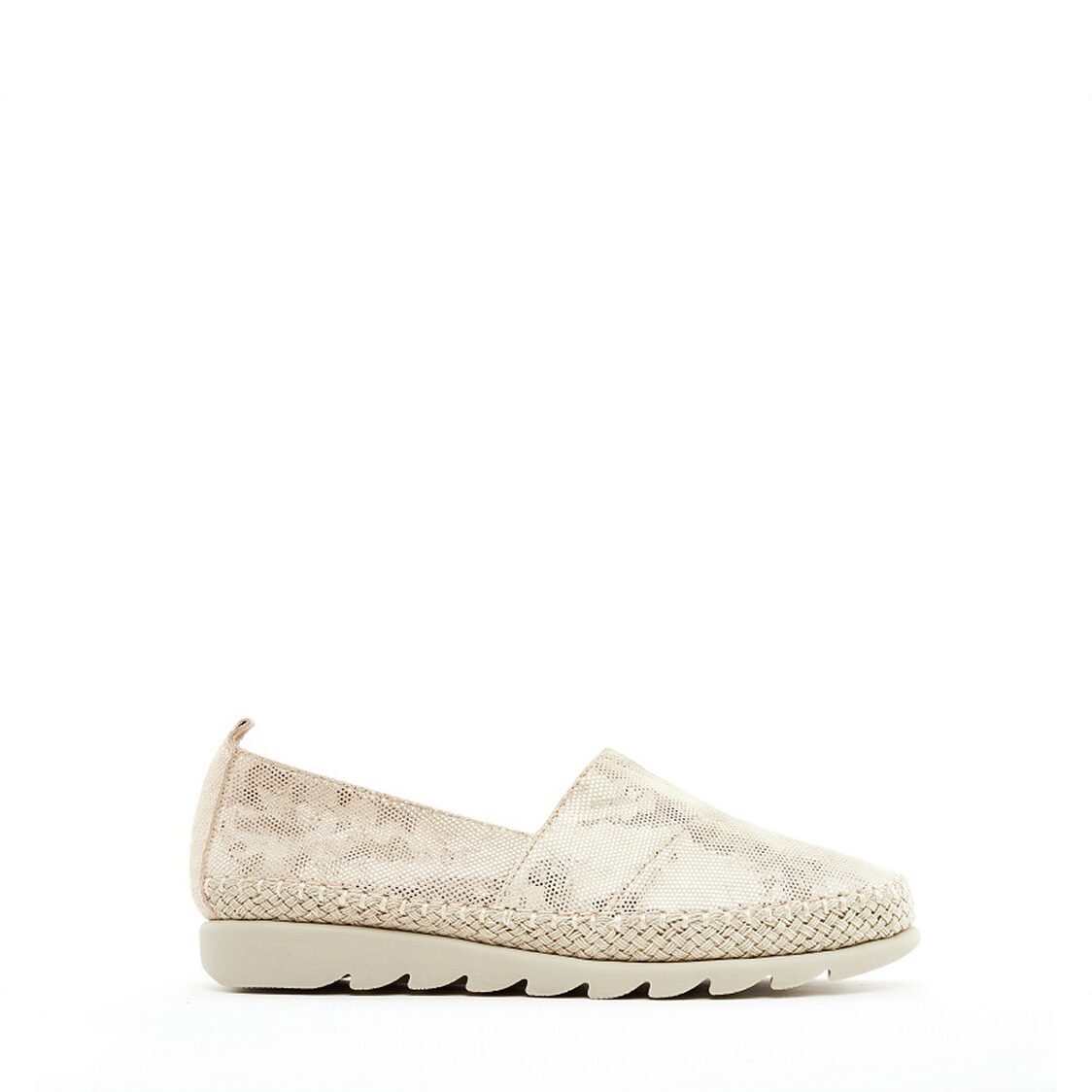 Barani 8938-230 Leather Pumps/Ballet Flats Gold (Textured Leather)