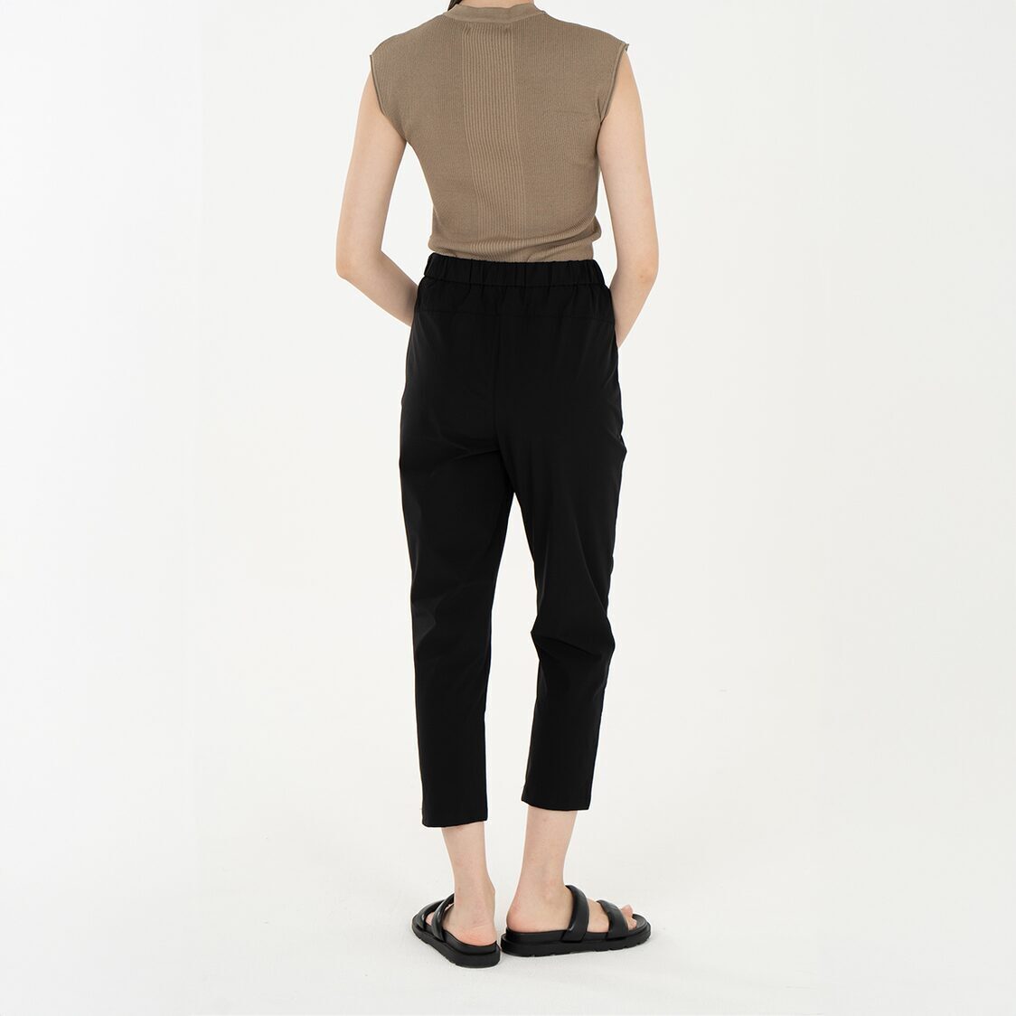 K/WOODS Ice Cool Urban Belted Pants in Black