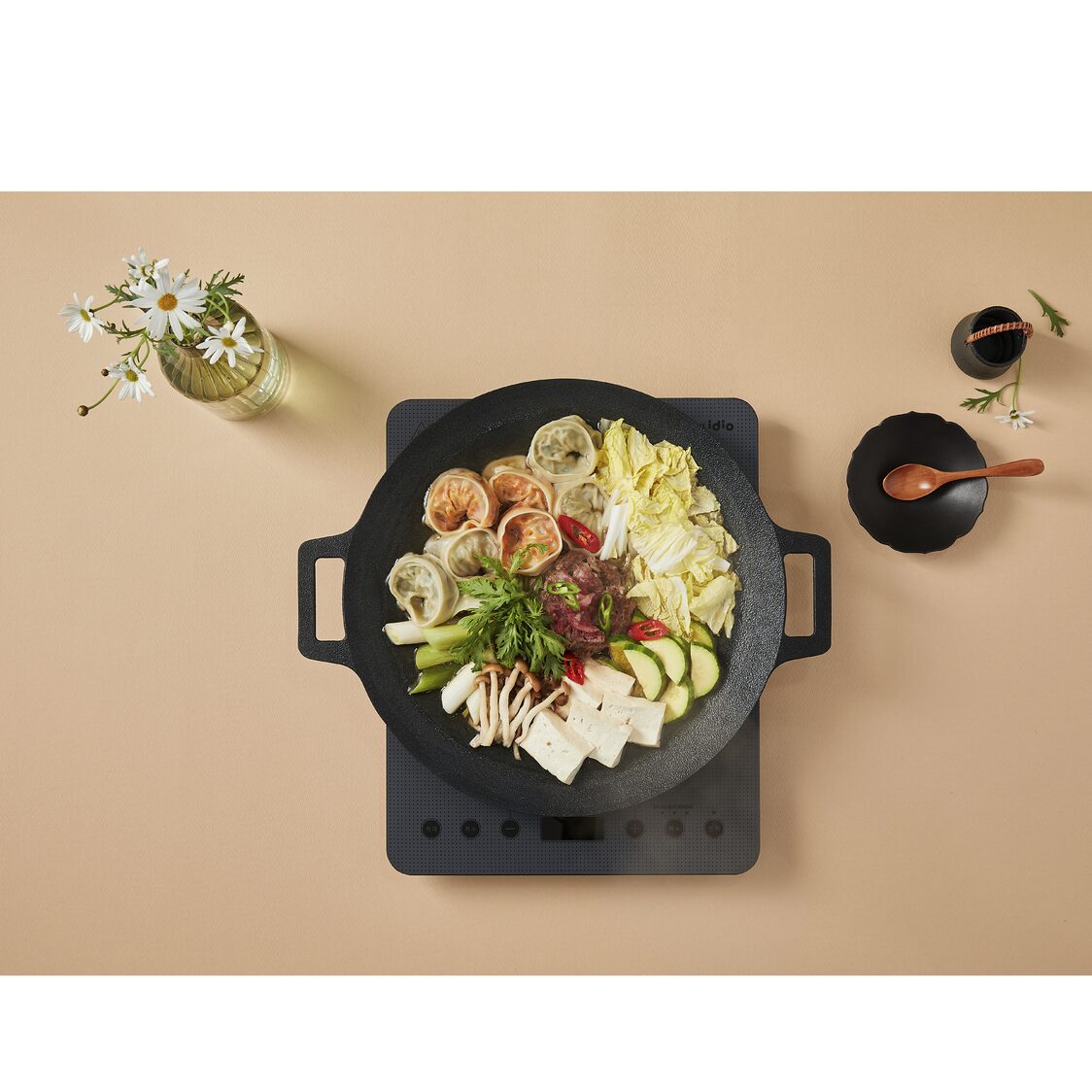 Happycall IH Noire Korean BBQ Griddle Pan 33cm (4001-0094)