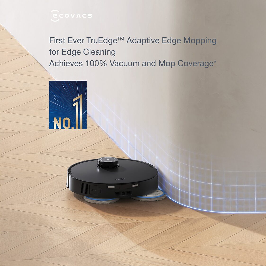 Ecovacs Deebot T30S Combo - Black