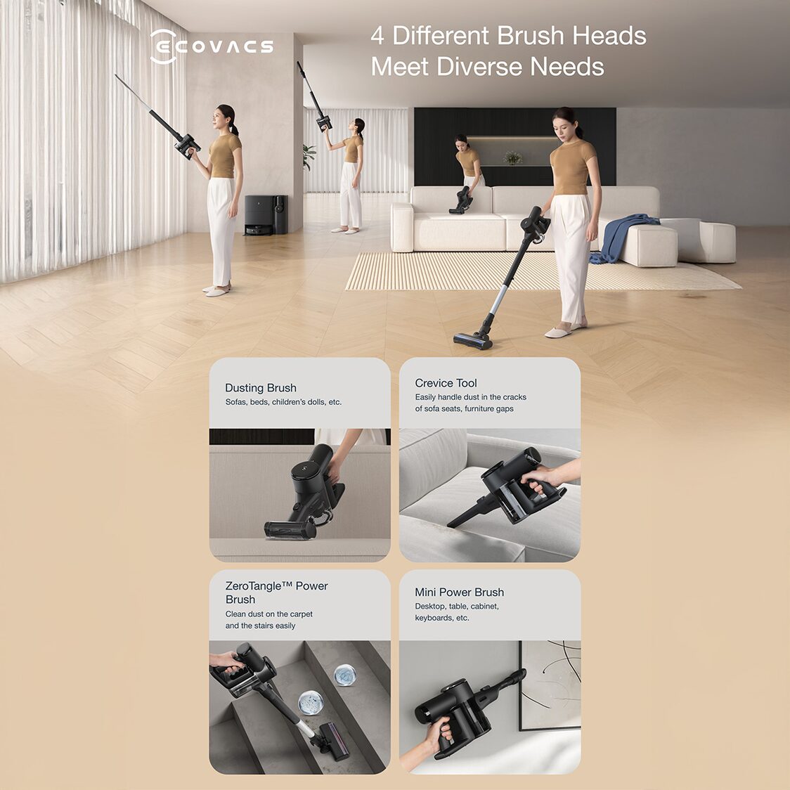 Ecovacs Deebot T30S Combo - Black